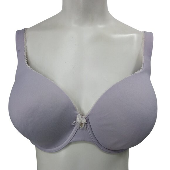 Victorias Secret BBV Lined Perfect Coverage Underwire Bra Size 38DDD Lilac - Picture 6 of 7